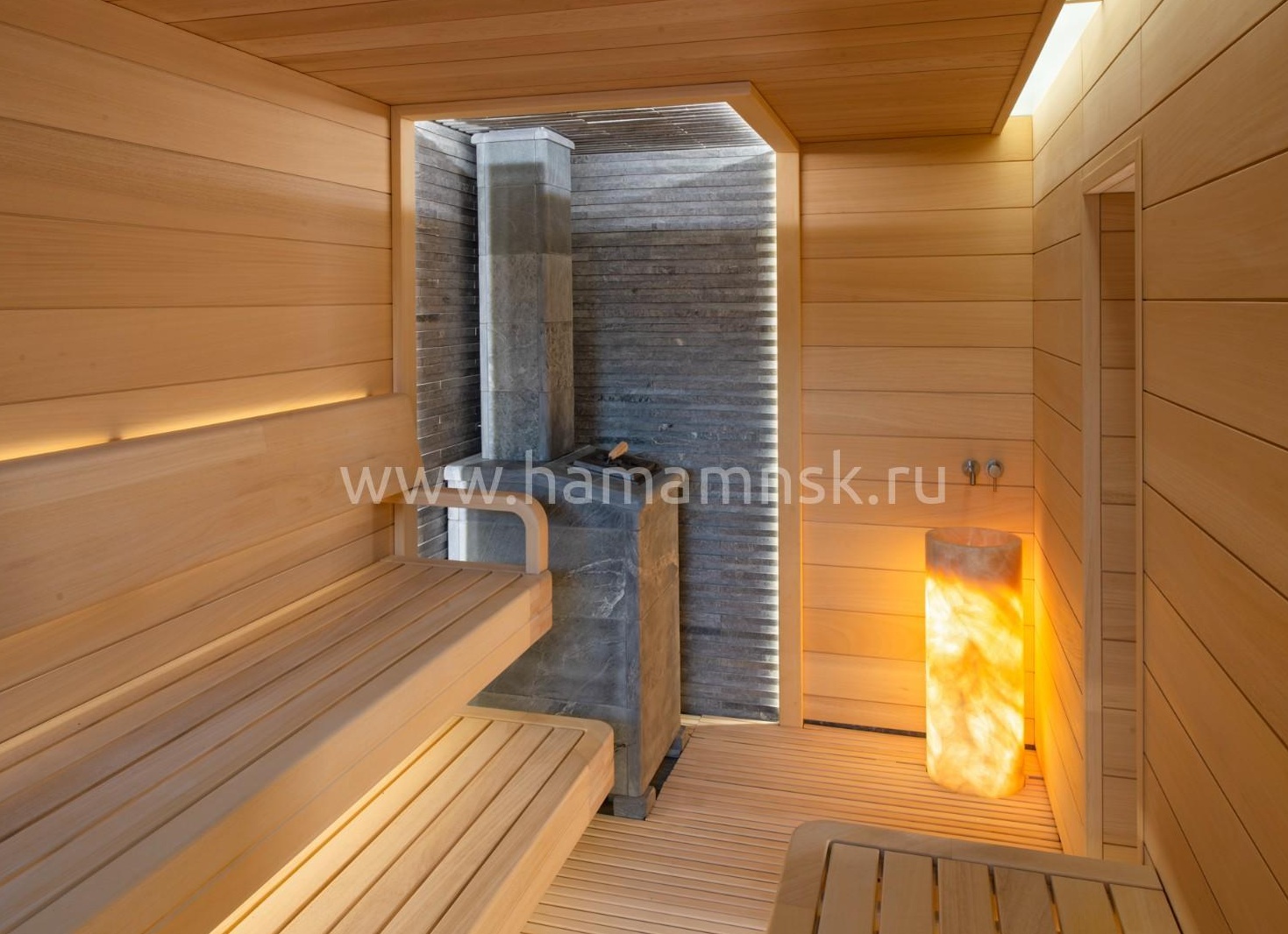 Использование талькомагнезита при отделке парной